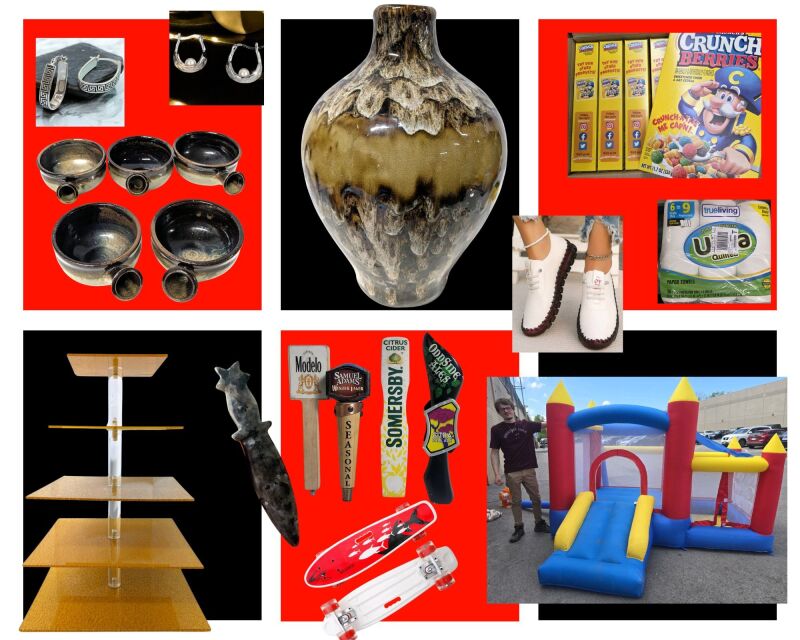 Sunday May 25, 2025 Soft close begins 7pm Timed Online Auction HUGE VARIETY!