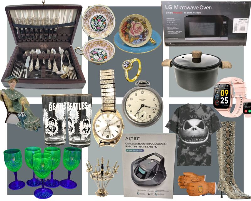 Sunday August 3rd, 2025 Soft close begins 7pm Timed Online Auction HUGE VARIETY!