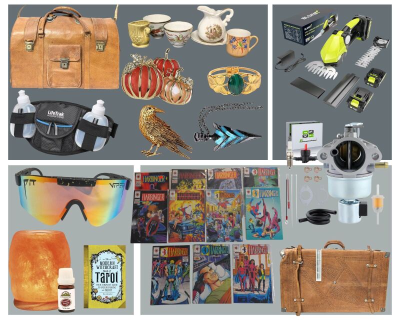 Thursday October 9th, 2025 Soft close begins 7pm Timed Online Auction HUGE VARIETY!