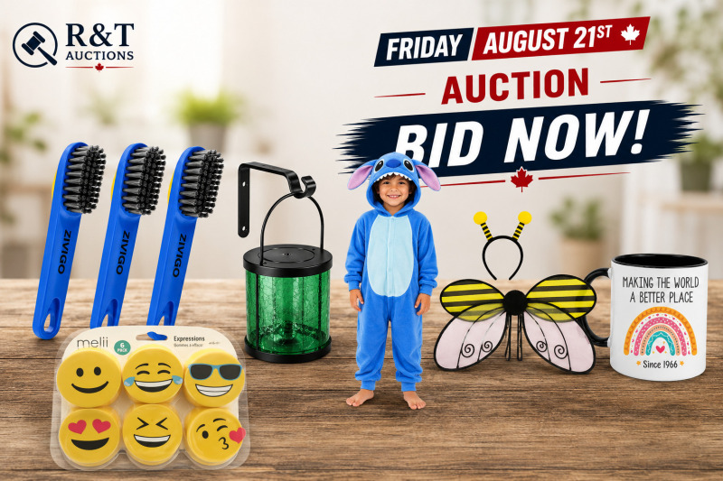 Friday August 21st, 2026 EVEN MORE Variety Timed Online Auction Soft close begins 7pm