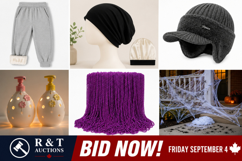 Friday September 4th, 2026 EVEN MORE Variety Timed Online Auction Soft close begins 7pm