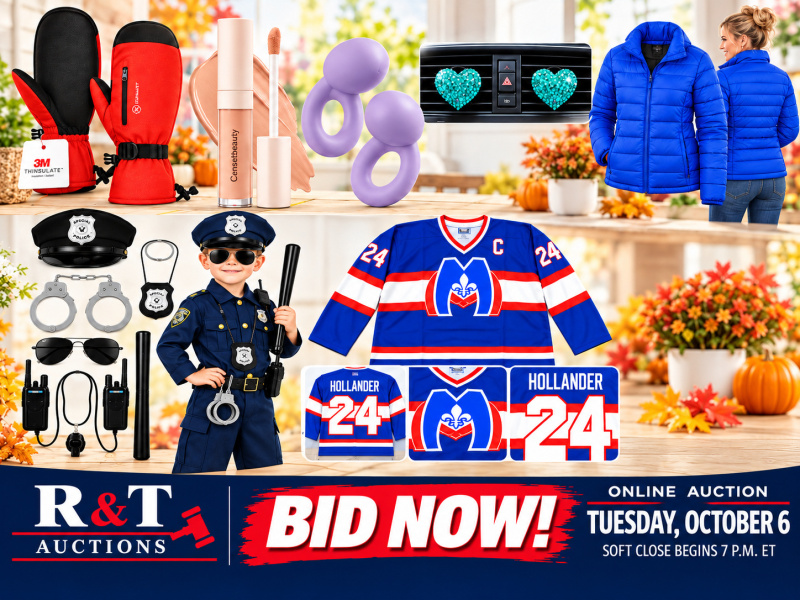 TUESDAY October 6, 2026 Timed Online Auction Special Variety Soft close begins 7pm