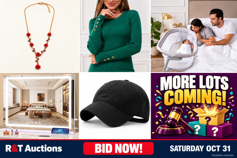 Saturday October 31st, 2026 Variety Timed Online Auction &ndash; Soft Close Begins at 7 p.m.
