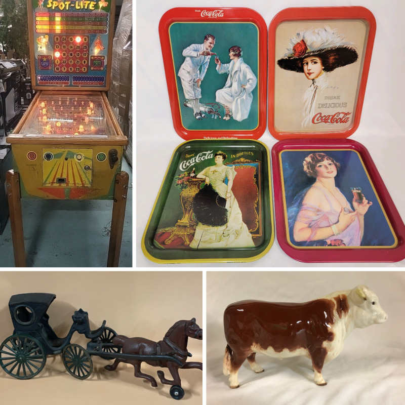 VINTAGE SPECIAL Timed Online Auction - Bidding OPEN now on hundreds of vintage items. Soft close to begin Thursday November 2, 2023