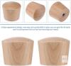 New Wooden Pot Lid Knobs 4pcs Universal Replacement Handles | Beech Wood, Comfortable Grip and Sturdy Build, Easy Install for Soup Pots and Cookware Accessories- hardware included - 3
