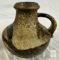 Vintage Scheurich 428-26 West German Pottery Jug/Vase, Drip Glaze,