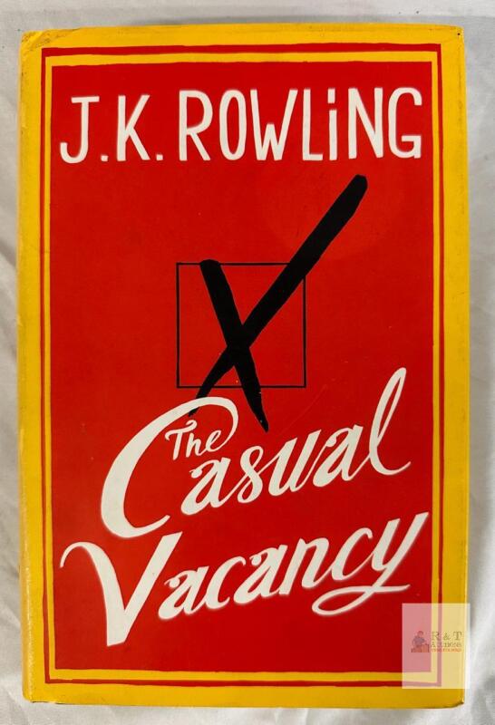 J.K. Rowling The Casual Vacancy First Edition Little, Brown 2012 Hardcover Dust Jacket