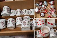 Valentine&rsquo;s Day Mugs, Ceramic Containers & Decorative Picks &ndash; Mixed Lot