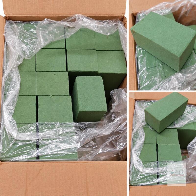 Box of Green Floral Foam Bricks &ndash; Florist & Craft Supplies