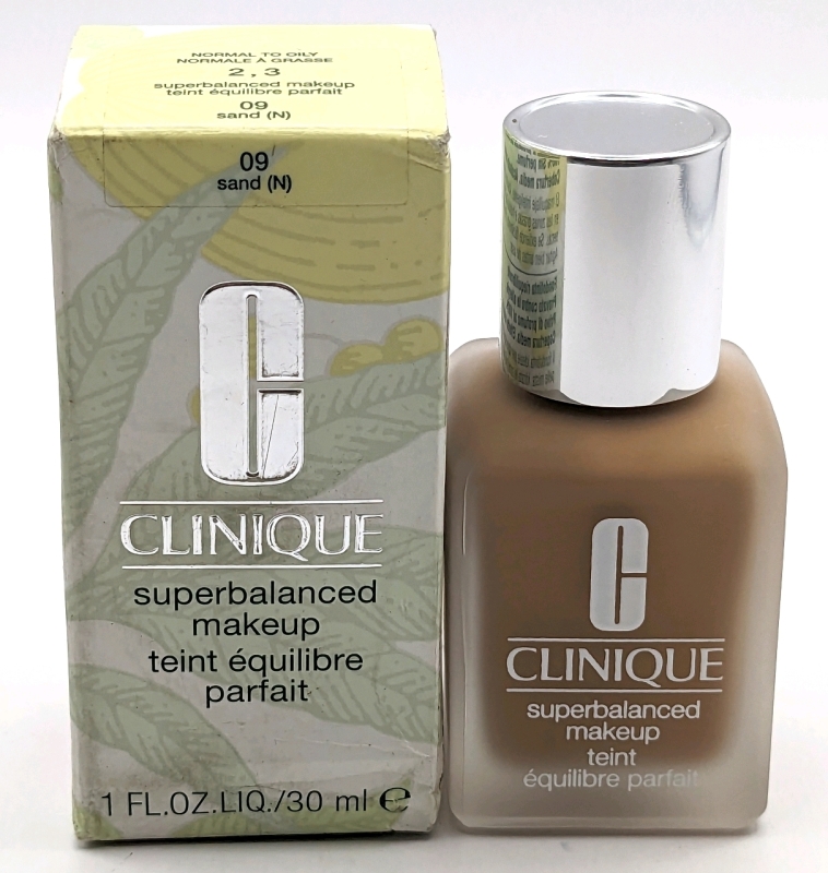 New CLINIQUE Superbalanced Makeup: #09 Sand / Normal to Oily Skin 2,3 (30ml)