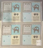 Brother Sister by Ellen Crimi-Trent Quilting Fabric Panel, 100% Cotton, 43" x 43"