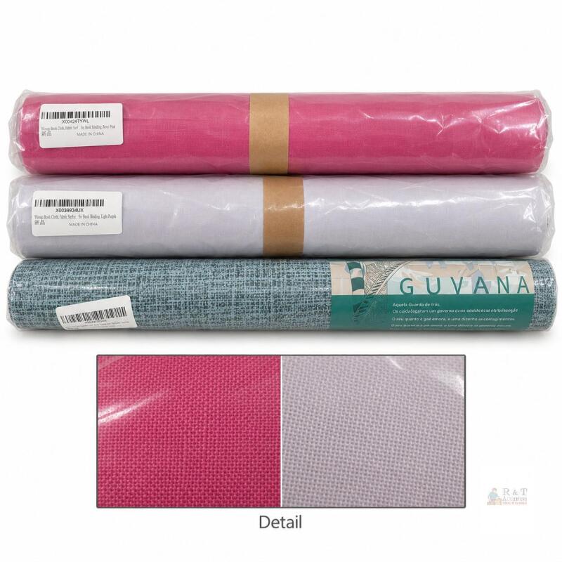 New Wooqu Book Cloth & Guvana Wallpaper &mdash; 3-Roll Craft Lot