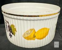 Royal Worcester Evesham Shape 46 Size 1 Flameproof Porcelain Casserole,England