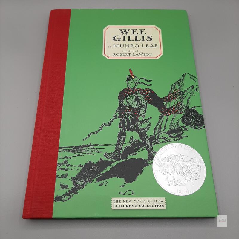 Wee Gillis by Munro Leaf, Illustrated by Robert Lawson, Hardcover, NYRB, Caldecott Honor, ISBN 978-1-59017-206-3 Excellent Condition