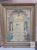 Antique 1897 Independent Order of Foresters Charter and Certificate of Membership for Court West Huntington No. 3566 Certificate - Framed . Measures 29"&times;37"