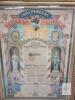 Antique 1897 Independent Order of Foresters Charter and Certificate of Membership for Court West Huntington No. 3566 Certificate - Framed . Measures 29"&times;37" - 2