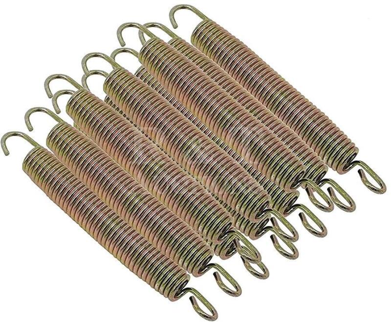 QDD 6.5"&times;3mm Trampoline Springs, Heavy-Duty Galvanized Steel Springs , Set of 33 - New