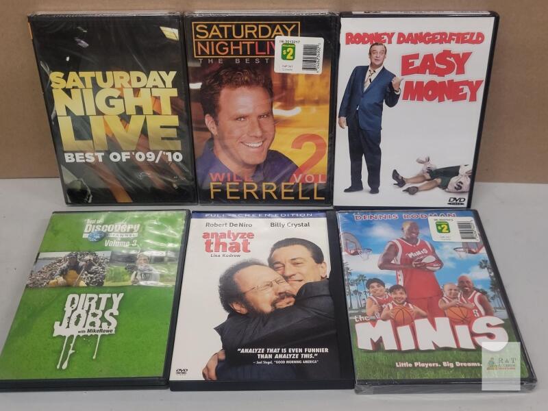 6 Comedy & TV DVDs: SNL Best of '09/'10, Will Ferrell Vol. 2, Easy Money, Dirty Jobs, Minis