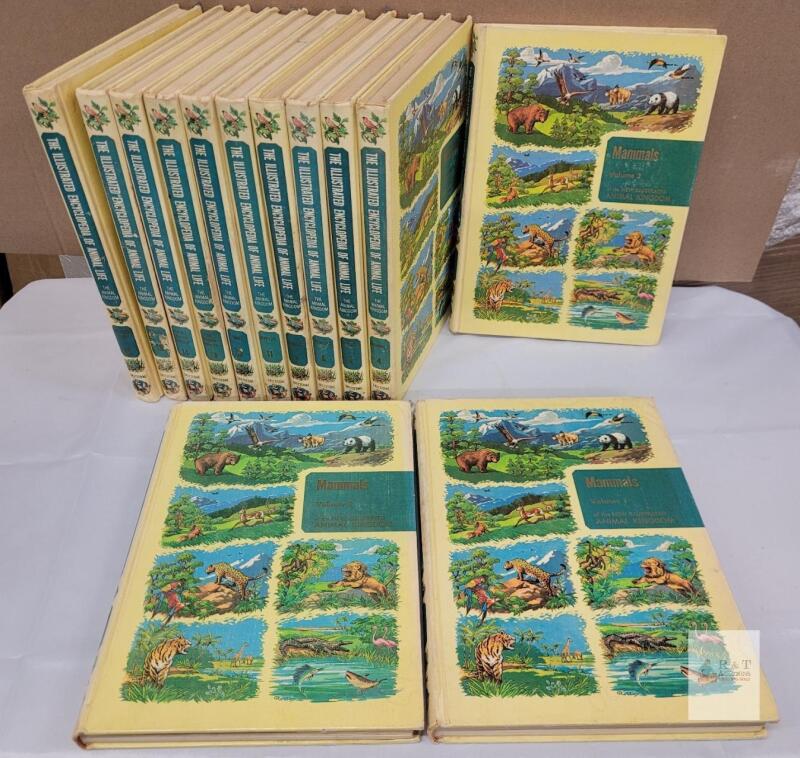 1961 The Illustrated Encyclopedia of Animal Life , Vol. 1-7 & 11-16