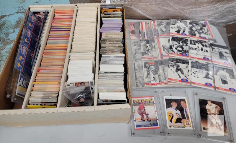 Early 90s NHL Hockey Trading Card Singles , 1300+ Trading Cards