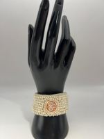 925 Sterling Roberto Magi 1948 signed Seed Pearl Bracelet