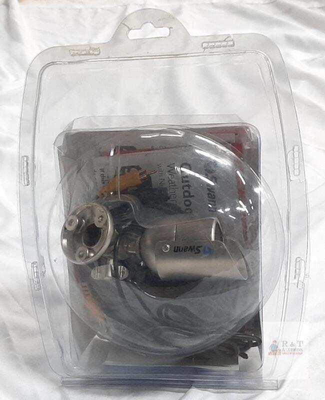 Swann OutdoorCam Wired Security Camera, 380TVL, IR Night Vision, 57ft Cable, Aluminum Housing - long storage - as it is