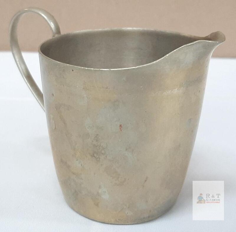 BSC England Silver-Plated Creamer Jug, EPNS, 3.25" Classic Style, Vintage Tableware