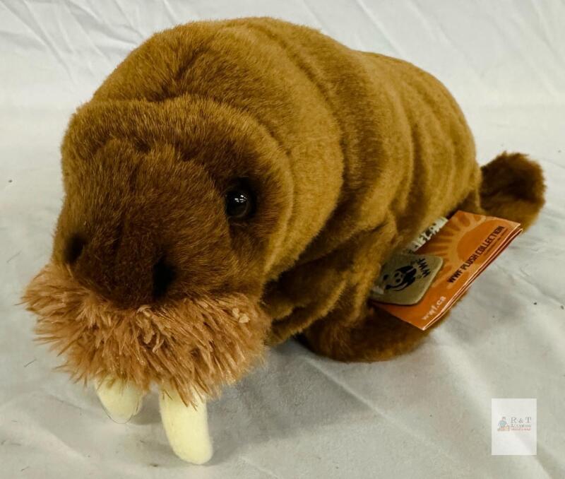WWF Plush Collection Walrus 9.5" Stuffed Animal Toy with Tags -