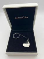 Pandora Key Chain with Snap Heart Opener