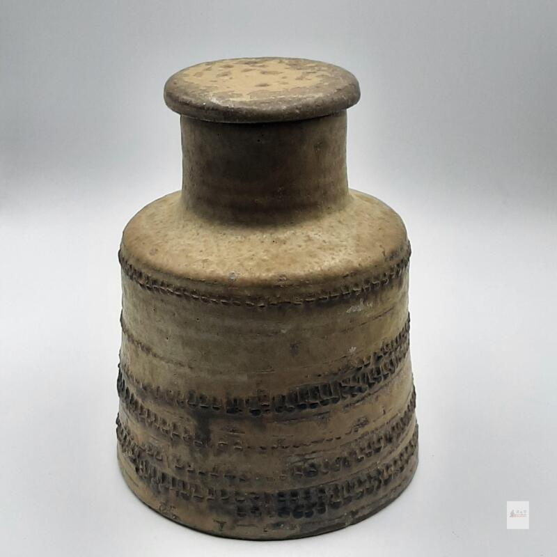 MCM Covered Jar Studio Pottery attributed to L.L Studio