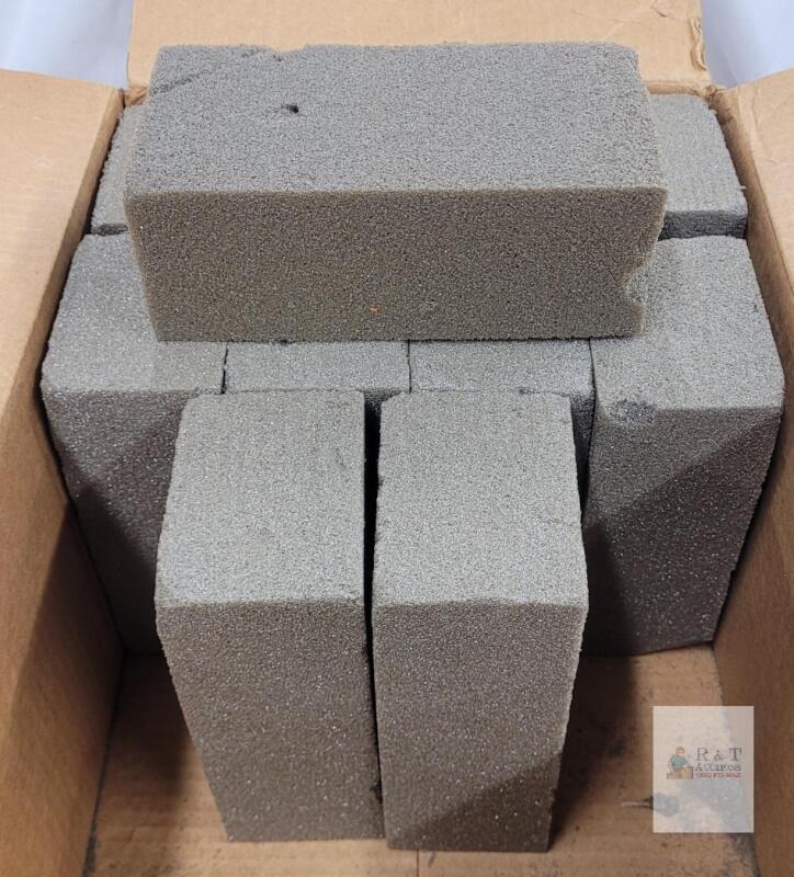 11 Dry Floral Foam Bricks . Each measures 4"&times;8"&times;3"