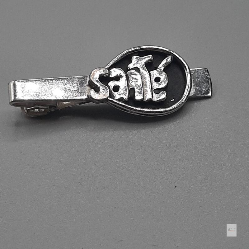 Anson "Sant&eacute;" Spoon Tie Clip &ndash; Vintage Silver-Tone, Mid-Century Design