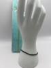 925 Sterling Black Spinel Line Bracelet PZ Italy - 3