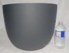 New 15" Diameter Lightweight Medium Fiberglass Bowl Planter , Grey - New - 2