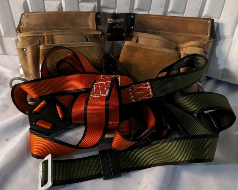 Mastercraft Toolbelt and a Safety Harness.