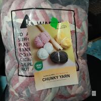 New 8 skeins HouseABC Chunky Yarn, Pastel Multicolor, OEKO-TEX, 100% Polyester, Super Bulky,