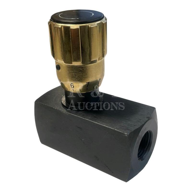 New O-Ring Boss In-Line Flow Control Valve