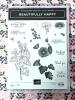 New BEAUTIFULLY HAPPY Photopolymer Stamp Set & Embossing Folder from Stampin' Up - 2