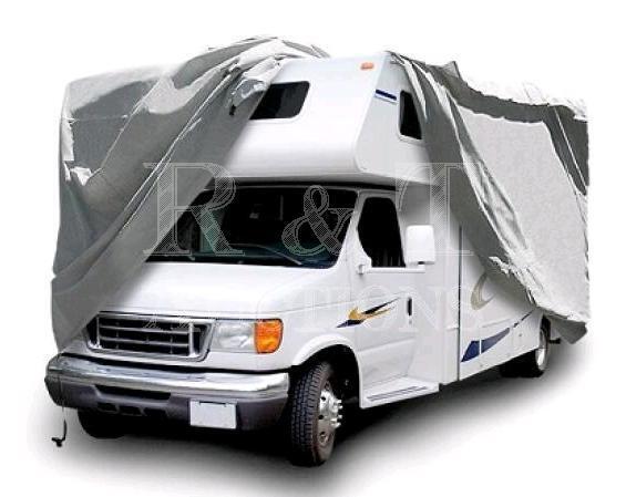 Elite Premium Class C RV Cover fits RVs 33ft to 35ft , Grey - New