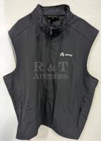 New Port Authority Grey Lined Vest. 4xl