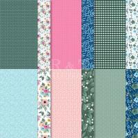 2 New Packs of 12x12 Fitting Florets Designer Series Paper 12 Sheets Each