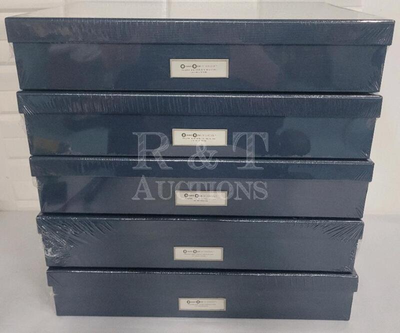 Bigso Box of Sweden 17"&times;13"&times;3 1/4" Storage / Document Boxes - New , Sealed