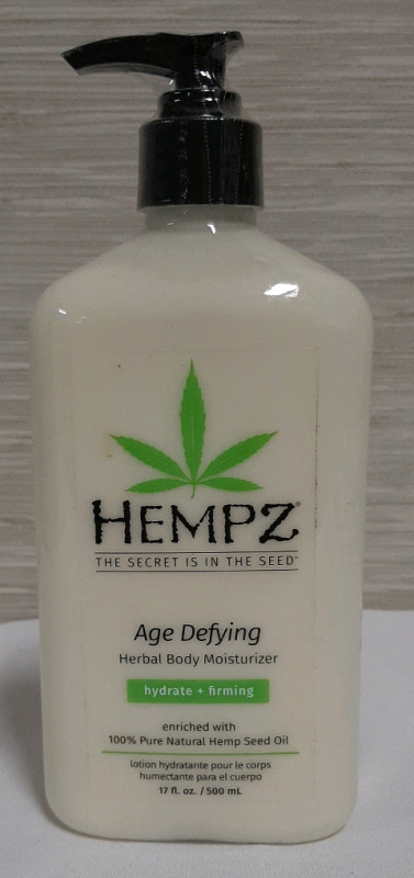 New, Hempz Age Defying Herbal Body Moisturizer 500ml