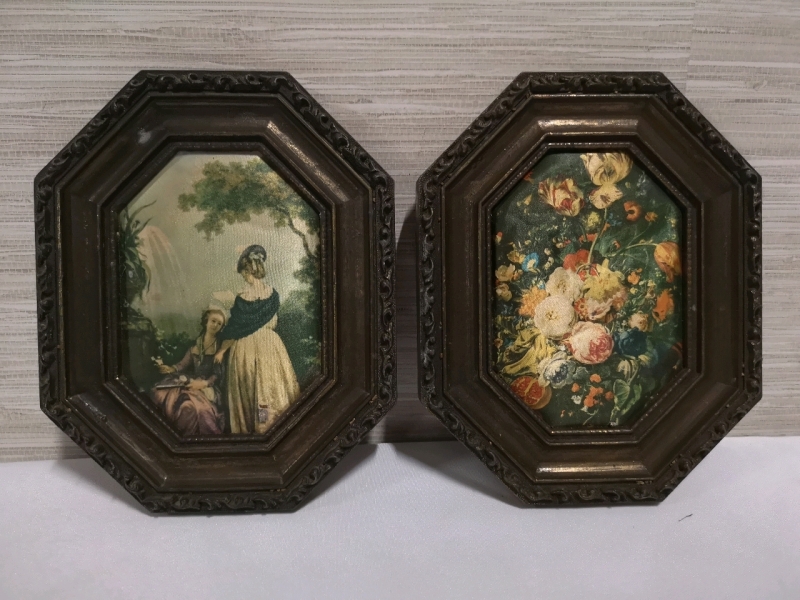 Pair of Vintage Metal Frames