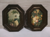 Pair of Vintage Metal Frames