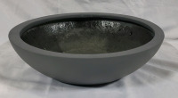 20" Diameter Medium Lightweight Fiberglass Low Bowl Planter - New