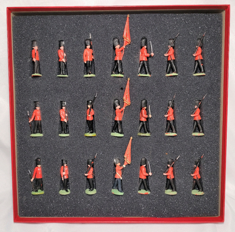 British 1st. Battalion Coldstream Guards Made in England Plastic Miniatures