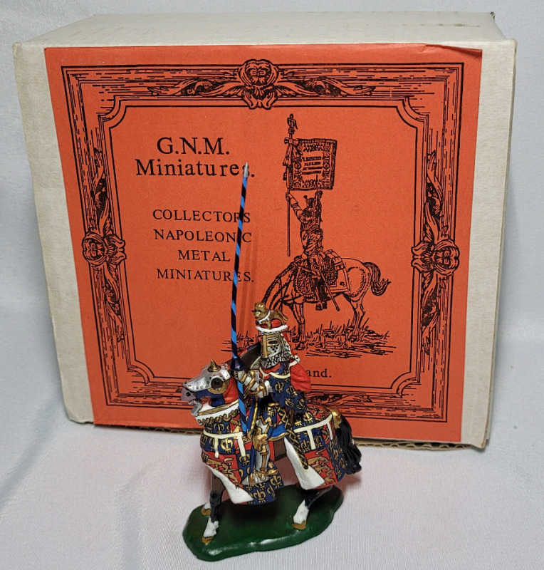 Britains G.N.M. Miniatures ' Edward , The Black Prince ' Toy Soldier Lead Miniature