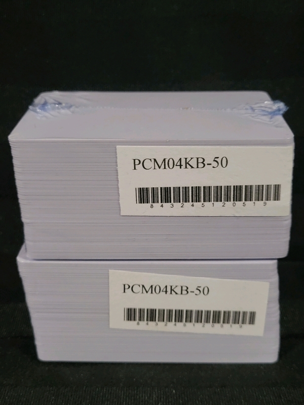 100 New Salto Systems Contactless Smart Cards - PCM04KB-50