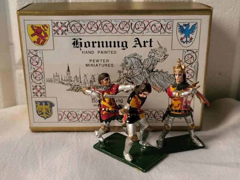 2 Hornung Art Hand Painted Lead Miniatures